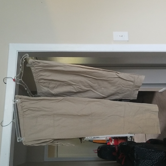 Linen Blend Pants - Picture 1 of 3